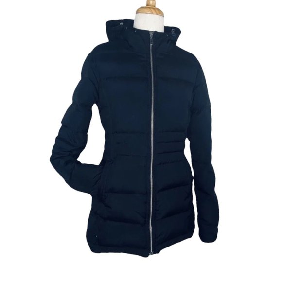 Tommy Hilfiger Pamela Puffer Down Jacket With Removable Faux Fur Collar Black S - Picture 3 of 12